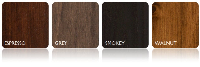 Wormy Maple Stain Options